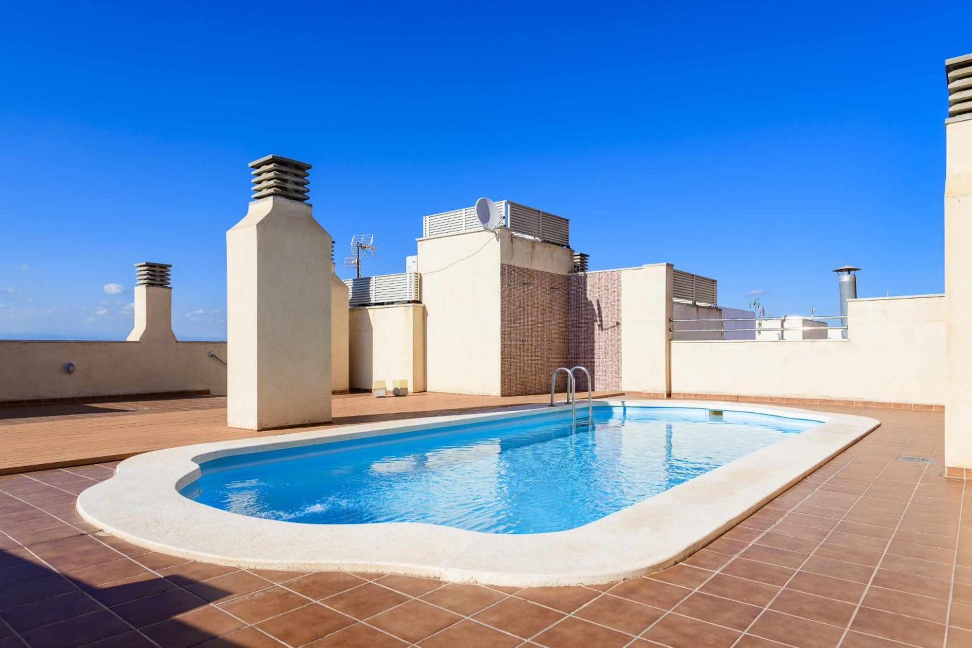 Apart Port Arenal Con Terraza Y Piscina Burriana Eksteriør bilde