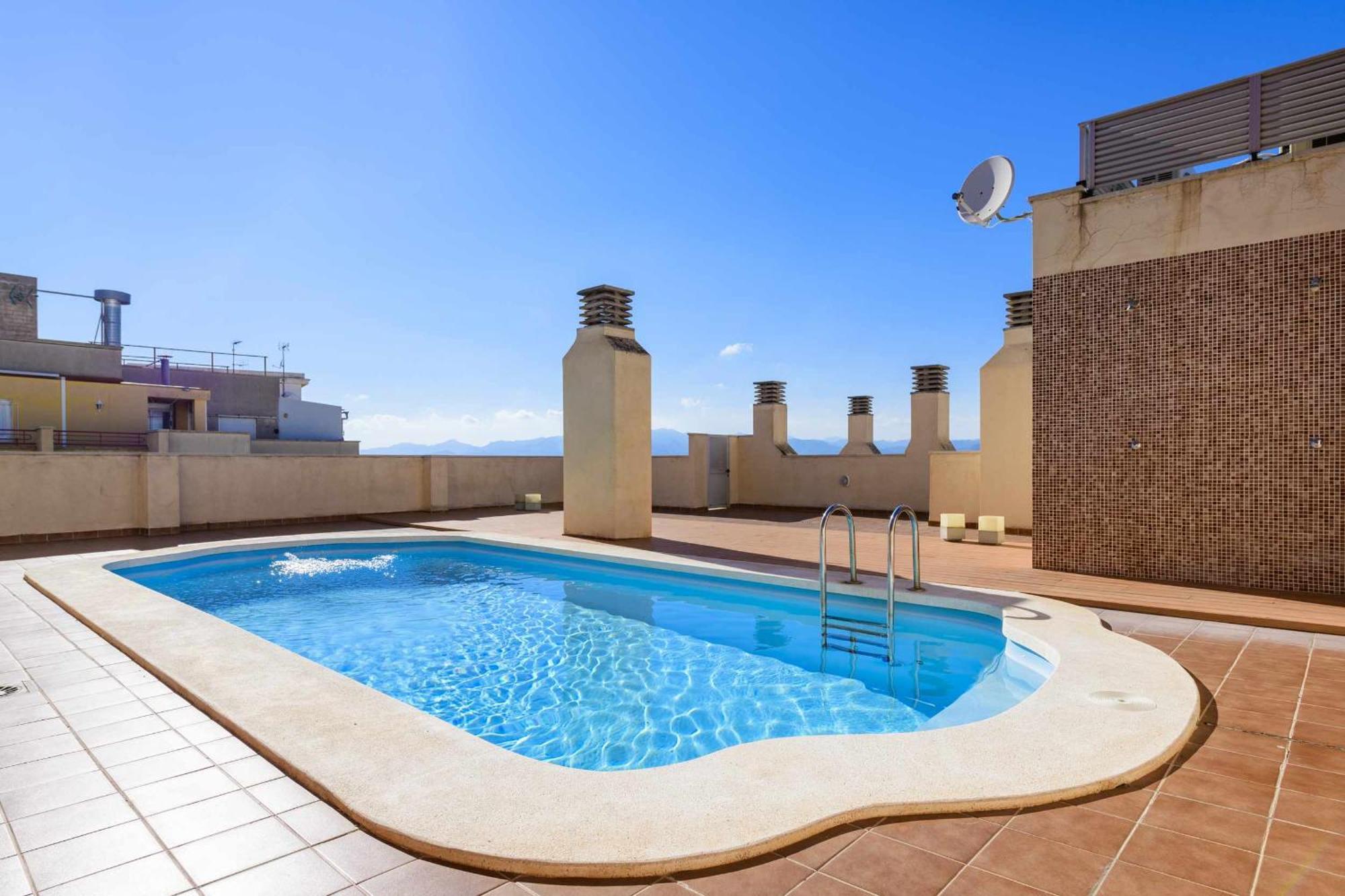 Apart Port Arenal Con Terraza Y Piscina Burriana Eksteriør bilde